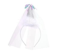 SAFIGLE venda hallowen haloween hair topper Decoración de fiesta Decoraciones de cumpleaños diadema para el cabello diadema de gasa neta diadema decorativa sombrero diadema paño