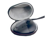 Safinein Funda rígida de transporte compatible con mouse inalámbrico vertical Logitech MX, almacenamiento protector con cremallera (solo funda)