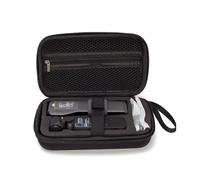 Safinein Funda rígida de viaje portátil para cámara de vlogging de bolsillo Osmo y accesorios, bolsa de almacenamiento para cámaras digitales de fotografía, solo funda, negro, Funda