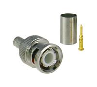 SAFIRE CON100HD Conector para alta definición SAFIRE - BNC para crimpar - Compatible con RG59 HD - 25 mm (Fo) - 10 mm (An) - 5 g