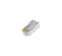 SAFIRE CON300-FTP5E Steckverbinder - RJ45 FTP CAT 5E zum Crimpen - kompatibel mit FTP-Kabel - 20 mm (L) - 10 mm (B) - 5 g