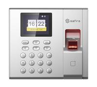 Safire-Control de Accesos y Presencia | Huella, Tarjeta RFID y Teclado | Capacidad de 1.000 Huellas y 100.000 Registros | Software Incluido