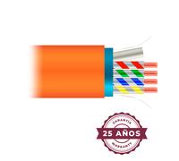 SAFIRE FTP6A-500-H-C Cable FTP Cat 6A libre de halógenos - Conductor 99,9% cobre - CPR class: Dca - Rollo de 505 metros/Color n