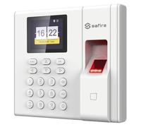 SAFIRE SF-AC3002KMFD-IP-BAT Control de presencia - Huella, tarjeta MF y PIN - 1.000 usuarios | 100.000 registros - TCP/IP, USB y