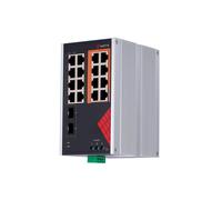 SAFIRE SF-SWI1808HIPOE-GF-AC-130-DIN Safire Industrie-Switch Stromversorgung AC und DC - 16 Gigabit-Ports + 2 Gigabit-SFP - 6 Pu