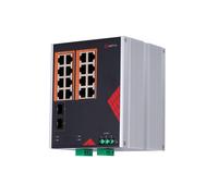 SAFIRE SF-SWI1816HIPOE-GF-AC-260-DIN Safire Industrie-Switch Stromversorgung AC und DC - 16 Gigabit-Ports + 2 Gigabit-SFP - 12 P