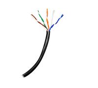 SAFIRE UTP5E-100-OUTDOOR-BC Cable UTP - Categoría 5E - Rollo de 100 metros - Conductor OFC, pureza 99.9% cobre - Diámetro 5.5 mm