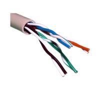 SAFIRE UTP5E-300-H Cable UTP Safire - Categoría 5E - Rollo de 305 metros - Cubierta color gris - Diámetro 5.5 mm - Libre de haló