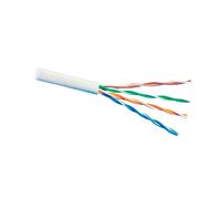 SAFIRE UTP5E-300-OUTDOOR-BC-WHITE Cable UTP - Categoría 5E - Rollo de 305 metros - Conductor OFC, pureza 99.9% cobre - Diámetro