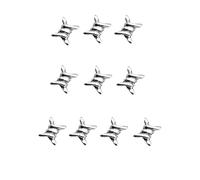 SAFITOYA 10 dijes de alambre con nudo de espina para zapatos, colgante de hebilla para Sambas, cordones de zapatos, accesorios decorativos para zapatos de mujer y hombre, botas, zapatos para lona