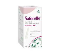 Saforelle Coton Protect 16 Tampons avec Applicateurs Normal