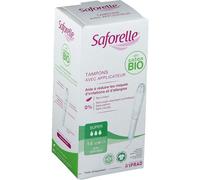 Saforelle Pads Cotton Protect Super – Algodón orgánico con aplicador – 14 unidades