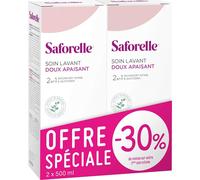 Saforelle Cuidado Limpiador Suave 2x500ml