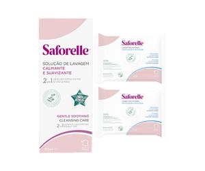 Saforelle Solución Limpiadora + Toallitas Íntimas Pack