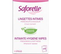 Saforelle Toallitas de Higiene Íntima 10uds