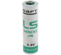 Saft LS14500 Pila de Litio 3.6V 2.6Ah - Tipo AA, Li-SOCl₂, Alta Energía, Baja Autodescarga, para IoT, Sensores, Medidores y Dispositivos de Larga Duración