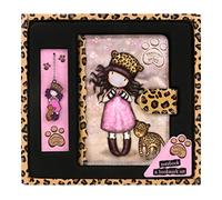 Safta 1086GJ03, Set Cuaderno con Marcapaginas Gorjuss Purrrrrfect Love Unisex niños, Multicolor, M