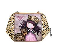 Safta 1098GJ03, Bolsito Bandolera Gorjuss Purrrrrfect Love Unisex niños, Multicolor, M