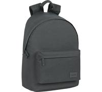 Safta 14,1 Pulgadas Diseño Ligero y Funcional-Mochila Portátil Compartimento Acolchado y Bolsillos, Unisex Adulto, Gris, Mediano