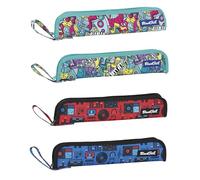 Safta 1635284, Portaflautas, Colores/Modelos surtidos, 370x20x80mm, 1 pieza