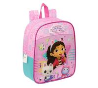Mochila Escolar GABBY'S DOLLHOUSE Party, Guardería 27 cm.