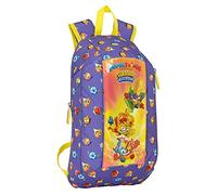 Safta, Mini Mochila Cremallera Vertical Superthings Guardians Of Kazoom 22X39X10Cm Unisex niños, Multicolor, Estándar