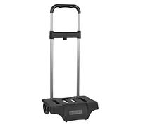 Carro Escolar Portamochila SAFTA Grande Negro 30 x 85 x 23 cm.