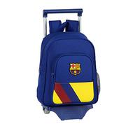 Mochila Escolar F.C. BARCELONA 2ª Equip. 2019/20, Infantil 33 cm. Con Carro