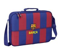 Safta 612529385 M385, F.C. Barcelona 1ª EQUIPACIÓN 25/26-Cartera Extraescolares, Maletín Portatodo, Bandolera, Cómoda y Versátil, Calidad y Resistencia, 38x6x28 cm Unisex niños, Azul/Granate, M