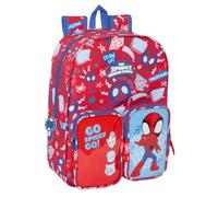 SPIDEY RESCUE - Mochila Infantil, Adaptable a Carro, Fácil Limpieza, Ideal para Niños de Diferentes Edades, Cómoda y Versátil, Calidad y Resistencia, 26x11x34 cm