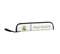 Safta 811954284, Real Madrid 19/20 Portaflautas Niños Unisex, Varios, 37x8x2