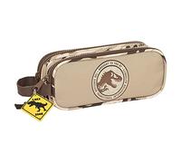 safta-812263745 Portatodo Doble Jurassic World Dominion 21X8X6Cm, Multicolor, Estándar (812263513)