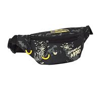 Safta-812269446 Riñonera Batman Hero 23X12X9Cm, Color Negro, Estándar (812269446)