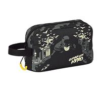 Safta-812269859 Portadesayunos Termo Batman Hero 21,5X12X6,5Cm, Color Negro, Talla única (812269859)