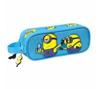 SAFTA-Articulo Portatodo Doble Minions Minionstatic 21X8X6Cm, Multicolor, Estándar (812228513)