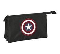 Safta Articulo, Portatodo Triple Capitan America Teen Unisex niños, Multicolor, M
