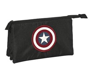 Safta Articulo, Portatodo Triple Capitan America Teen Unisex niños, Multicolor, M