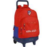 SAFTA ATCO. DE MADRID Mochila con Carro Incorporado Diseño Único y Licencia Oficial - Mochila hombreras y espalda acolchada - Mochila Extraible se puede lavar - Mochila carro incorporado diseño único