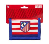 ATLÉTICO DE MADRID - Cartera Billetera con Cabecera, Cartera Billetera, Monedero, Cómoda y Versátil, Calidad y Resistencia, 12.5x9.5 cm
