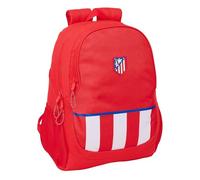 Safta ATLÉTICO DE MADRID - Mochila Escolar Infantil, Ideal para Niños de Diferentes Edades, Cómoda y Versátil, Calidad y Resistencia, 32x16x44 cm, Color Rojo