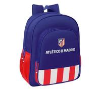 Safta ATLÉTICO DE MADRID - Mochila Escolar Niño, Mochila Infantil, Adaptable a Carro, Ideal para Niños en Edad Escolar, Cómoda y Versátil, Calidad y Resistencia, 32x12x38 cm