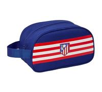 Safta ATLÉTICO DE MADRID - Neceser Escolar Infantil Mediano con Asa, Neceser Infantil, Adaptable a Carro, Fácil Limpieza, Cómodo y Versátil, Calidad y Resistencia, 26x12x15 cm