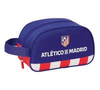 Safta ATLÉTICO DE Madrid - Neceser Escolar Infantil Mediano con Asa, Neceser Infantil, Adaptable a Carro, Fácil Limpieza, Cómodo y Versátil, Calidad y Resistencia, 26x12x15 cm