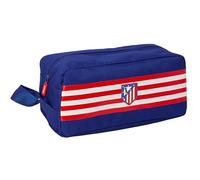 ATLÉTICO DE Madrid - Zapatillero Mediano, Multiusos, Portatodo, Deporte, Extraescolares, Fútbol, Cómodo y Versátil, 34x18x15 cm