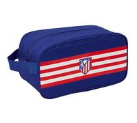 ATLÉTICO DE Madrid - Zapatillero Mediano, Multiusos, Portatodo, Deporte, Extraescolares, Fútbol, Cómodo y Versátil, 29x14x15 cm