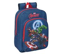 Safta Mochila escolar infantil Avengers – Adaptable a carro, cómoda y resistente, 26x11x34 cm