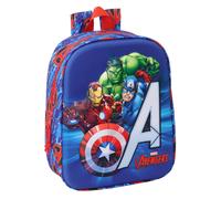 Safta AVENGERS 3D - Mochila de Guardería 3D, Adaptable a Carro, Fácil Limpieza,