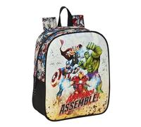 Safta AVENGERS FOREVER - Mochila Infantil, Mochila Niño, Mochila Escolar, Adaptable a Carro, Ideal para Guardería, Cómoda y Versátil, Calidad y Resistencia, 22x10x27 cm, Multicolor