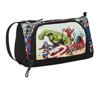 Safta Avengers Forever - Portatodo con Bolsillo Desplegable Lleno, Estuche Infantil, Estuche Niño, Ideal para Niños en Edad Escolar, Cómodo y Versátil, Calidad y Resistencia, 20x8.5x11 cm, Multicolor