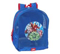 Safta - AVENGERS - Mochila Infantil de Playa, Anti Arena, con Asas, Fácil Limpieza, Ideal para Niños de Diferentes Edades, Cómoda y Versátil, 32x12x38 cm